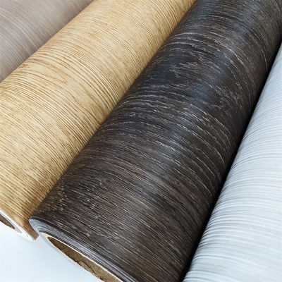Resistenza alle fiamme Fogli di membrana di PVC Grano di legno 1-5Color Printing Alta resistenza