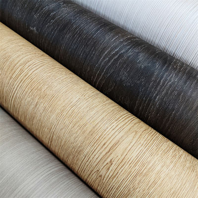 0.20mm-0.50mm pellicola in PVC a grano di legno per mobili a profilo di alluminio