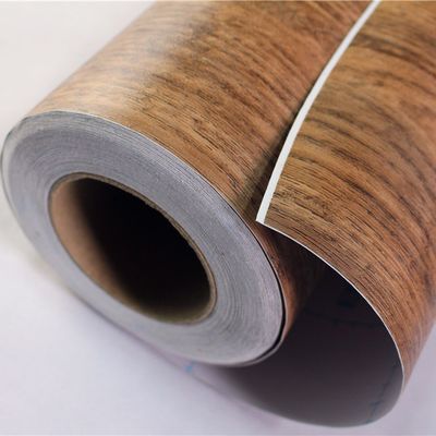 Decorazione dei mobili Pellicola autoadesiva a grano di legno 60cm*10m Anti graffi