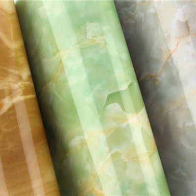 0.1mm-0.15mm Tavola da cucina carta da parati di marmo di design di PVC Copertina da lavoro