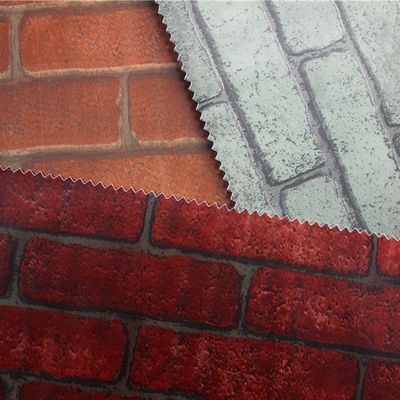 quality Brick Design Camera da letto PVC carta da parati Peel And Stick PVC Film 0.1mm-0.15mm factory