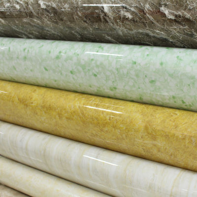 Elegante pellicola in PVC di marmo per applicazioni a pareti versatili 400m / roll
